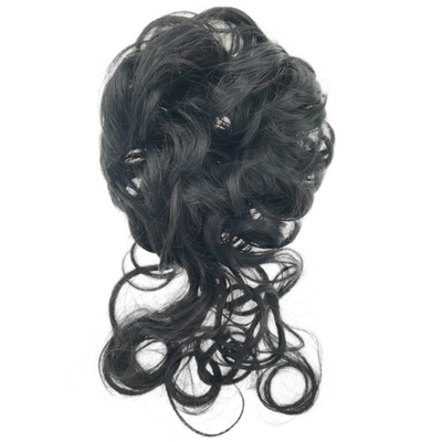 Pelli sintetiche leggere Chignon intrecciato per standard 0,02 kg Pelli più lunghe proporzione 50%