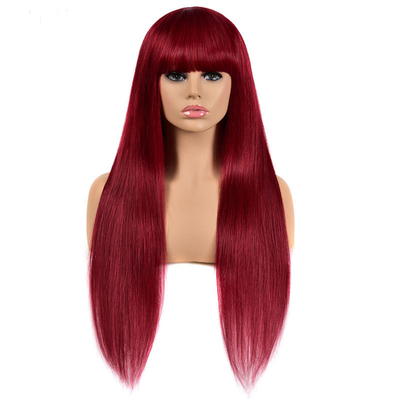 Cuticule vergine allineata osso rettilineo capelli umani parrucche 12A Remy capelli senza perdita liscia