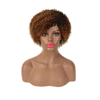 Pixie Cut Afro Parrucca Remy Cuticule Vergine Allineato Capelli Umani Bob Ricci Curly Parrucca Corta Per Donne