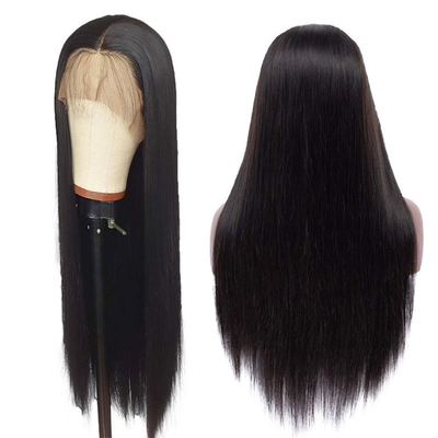 Full cuticule allineato capelli umani vergini grezzi pizzo parrucca anteriore con 180% densità 250g-450g