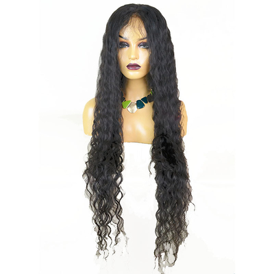 360 parrucchiera in pizzo svizzero con capelli naturali ricci brasiliani
