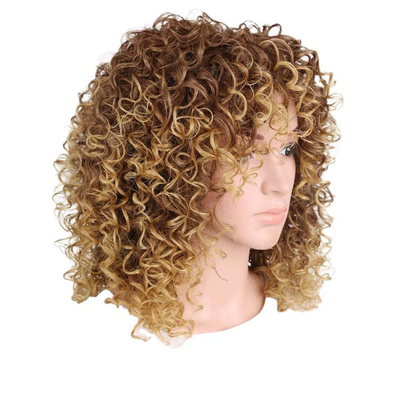 40cm lunghezza nessuna parrucche di pizzo realizzate a macchina parrucche sintetiche per capelli per produttori diretti