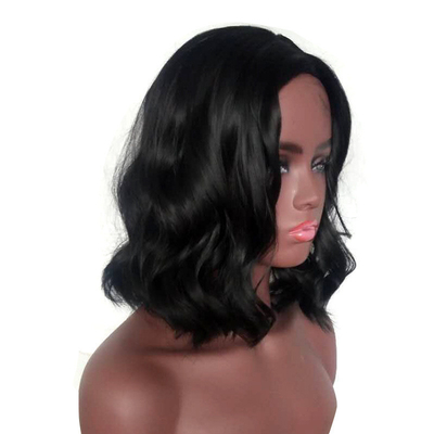 Perrucche sintetiche dirette per capelli umani a riccioli Nessuna Perrucchia a pizzo per piccole/grandi/medio-dimensioni