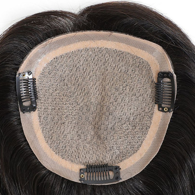 Estensioni di capelli da toupe con capelli vergini diretti dalla fabbrica