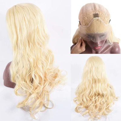 Capelli lunghi 613 parrucca di pizzo Perrucche per capelli umani 360 pizzo completo con grado di capelli Remy