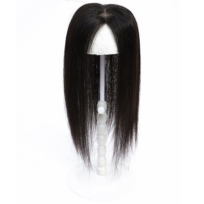 Tupe per capelli lunghi realizzato a mano per donne con capelli naturali e densità elevata