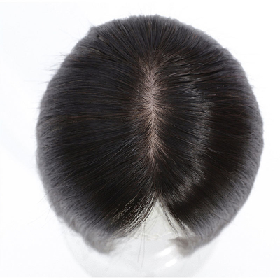 Tupe per capelli lunghi realizzato a mano per donne con capelli naturali e densità elevata