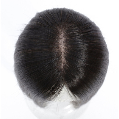 Tupe per capelli lunghi realizzato a mano per donne con capelli naturali e densità elevata