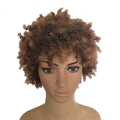 360 Lace Wig Machine Made Heat Resistant Synthetic Hair in Nero e 30/33 Ombre