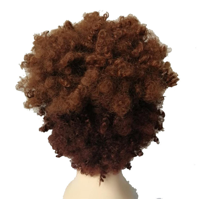 360 Lace Wig Machine Made Heat Resistant Synthetic Hair in Nero e 30/33 Ombre