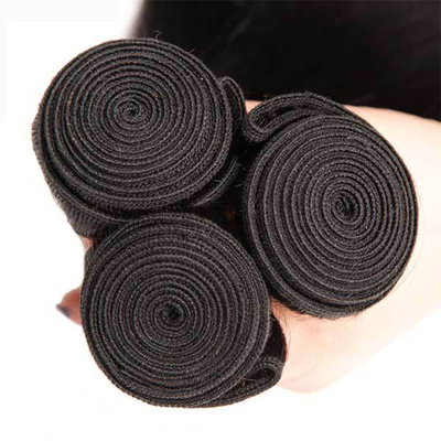 8A Fuscoli di capelli dritti a ossa 100% capelli umani Flip In Hair Extensions Vendita diretta