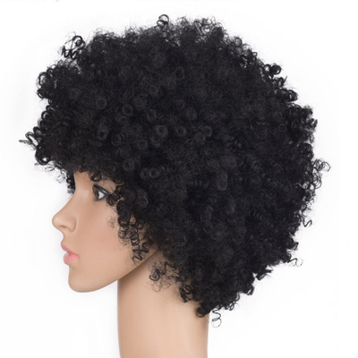 360 Lace Wig Machine Made Heat Resistant Synthetic Hair in Nero e 30/33 Ombre