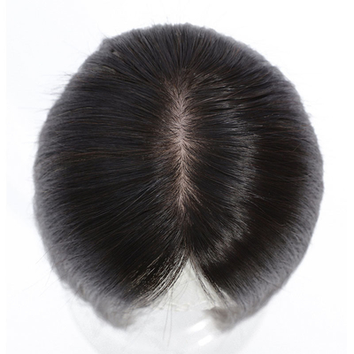 100% capelli umani vergini Toupee di moda per donne Tecnica di iniezione a densità pesante