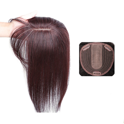 Toupee femminile diretto con 100% di capelli umani e base di seta in dimensioni piccole/grandi/medio