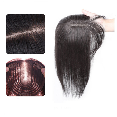 Toupee femminile diretto con 100% di capelli umani e base di seta in dimensioni piccole/grandi/medio