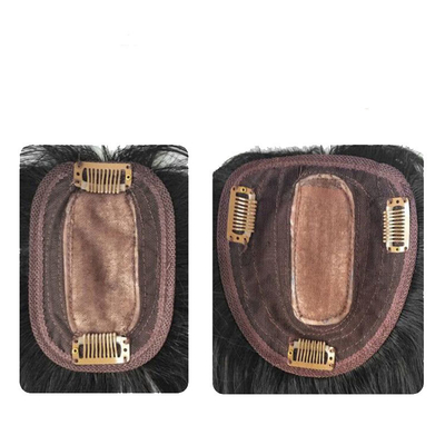 Toupee femminile diretto con 100% di capelli umani e base di seta in dimensioni piccole/grandi/medio