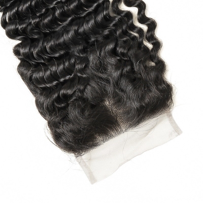 Perrucche per capelli umani Estensioni di capelli reali Produttori umani Chiusura di pizzo FEDEX Spedizione