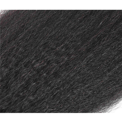 Proporzione di capelli più lunghi 55% Capelli umani Parrucca di chiusura in pizzo svizzero con vantaggio morbido e lucido