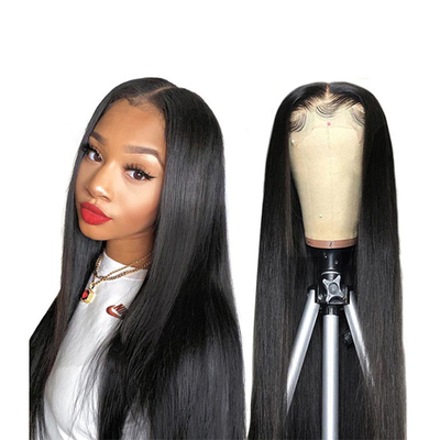 Parrucche per capelli umani lunghi con pizzo marrone chiaro 360 pizzo completo High Grade Fashion Design