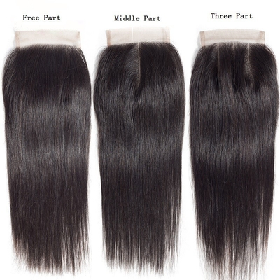 4x4 Lace Closure Wig 8A Straight Lace Human Hair Extension per un aspetto durevole e elegante