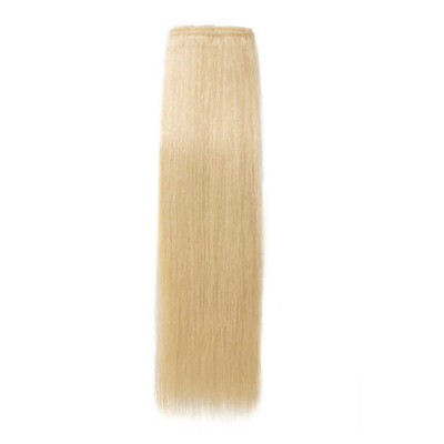 Clip per capelli umani al 100%, estensioni di capelli morbidi e lucidi senza intreccio