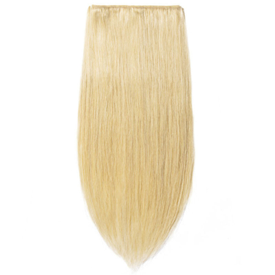 Clip per capelli umani al 100%, estensioni di capelli morbidi e lucidi senza intreccio