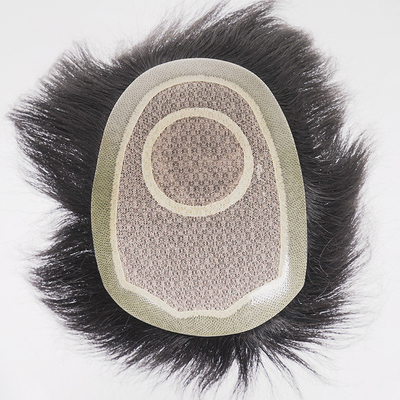 Piccole dimensioni Grande fiducia Capelli dritti Grado Toupee per Uomini