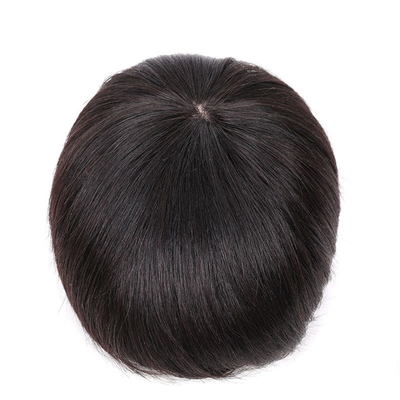 Tecnica di lavorazione a metà artificiale 2022 Toupee alla moda per uomini con capelli brasiliani