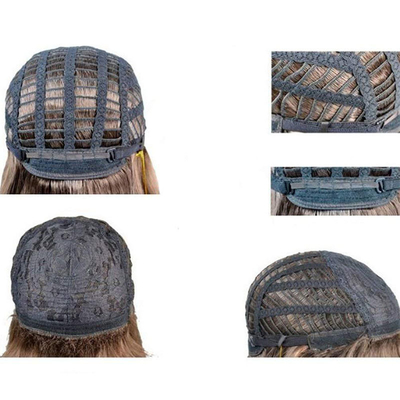 Perrucca ricci sintetica per cappello umano con vantaggio morbido e lucido