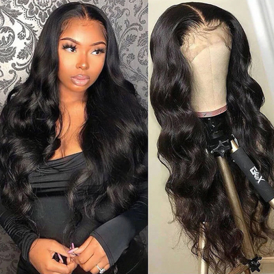 Parrucca frontale a pizzo Capelli umani Capelli vergini T-part HD Capelli frontali Parrucche Tecnica pizzo svizzero