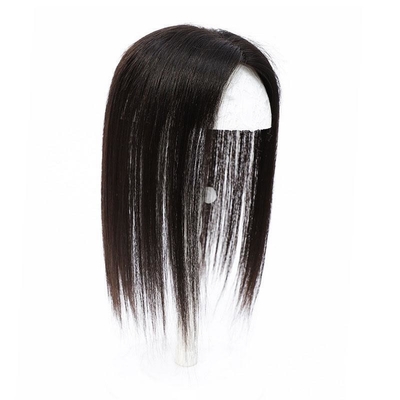 Toupee femminile con pelle sottile di densità pesante stile retto tecnica fatta a mano