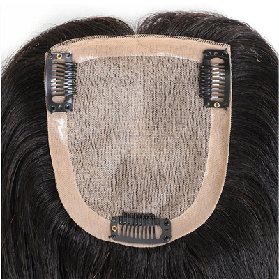 Fabbricazione di 150% di densità di capelli umani reali Toupee per donne in stile etero