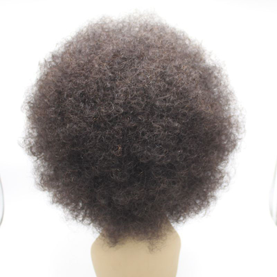 Grandezza del cappello Grandezza media afro Kinky Peruca ricci con frangia e individualità