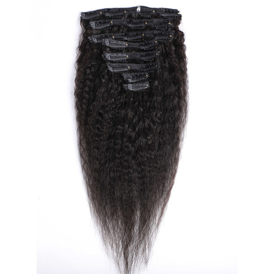 100% Clip di capelli umani in estensioni Buone estensioni di capelli naturali
