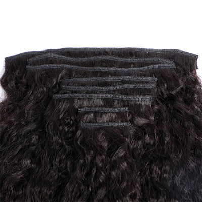 100% Clip di capelli umani in estensioni Buone estensioni di capelli naturali