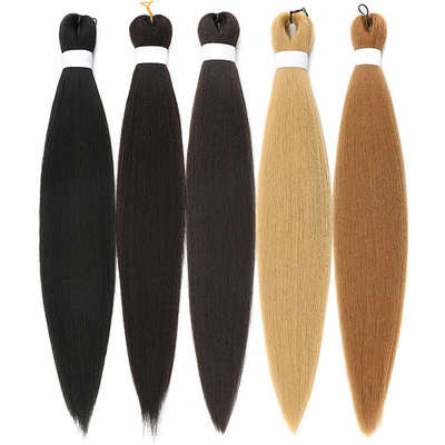 Capelli sintetici Fibra di intrecciatura Estensione dei capelli Pre allungato 150%/180%/200%/250% Densità
