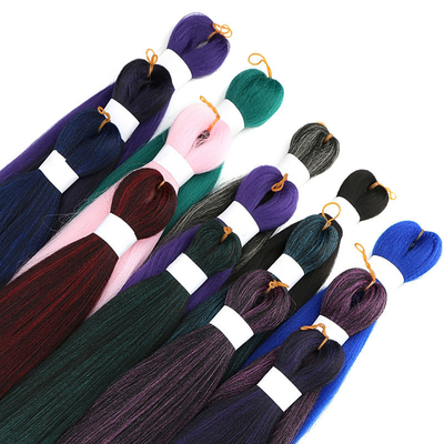 Capelli sintetici Fibra di intrecciatura Estensione dei capelli Pre allungato 150%/180%/200%/250% Densità