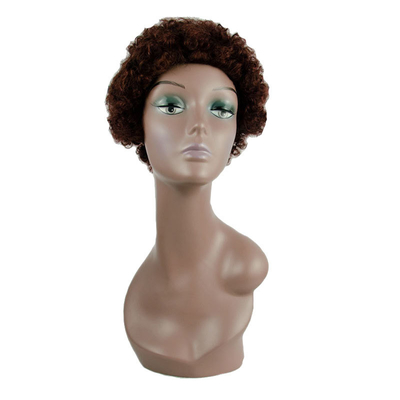 Migliora il tuo stile con la nostra parrucca Afro corta con cuticule piena 180% di densità ricci