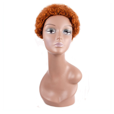 Migliora il tuo stile con la nostra parrucca Afro corta con cuticule piena 180% di densità ricci