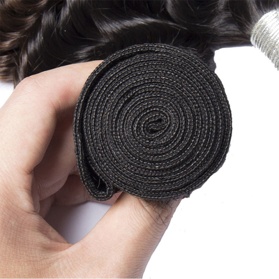 100% naturale Deep Wave Double Weft Brasiliano Remy Hair Bundles Venditore con Ombre Color