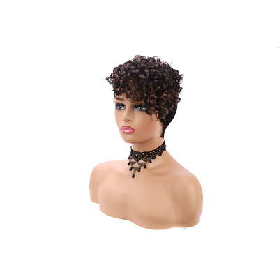 Remy Hair Lace Front Technique Pixie Cut Wig Capelli Umani Parrucche Brevi Brasiliane