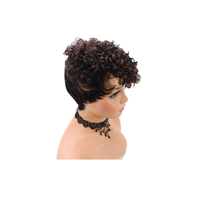Remy Hair Lace Front Technique Pixie Cut Wig Capelli Umani Parrucche Brevi Brasiliane