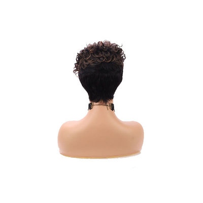 Remy Hair Lace Front Technique Pixie Cut Wig Capelli Umani Parrucche Brevi Brasiliane