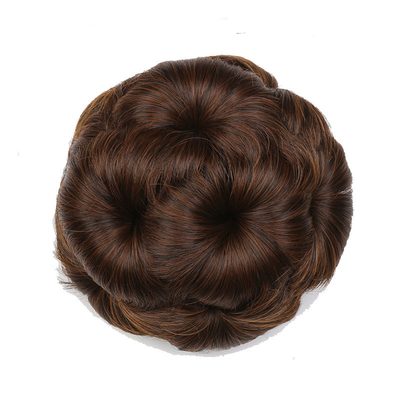 60% più lunghi capelli in rapporto capelli sintetici intrecciati Chignon per la moda naturale nel 2022