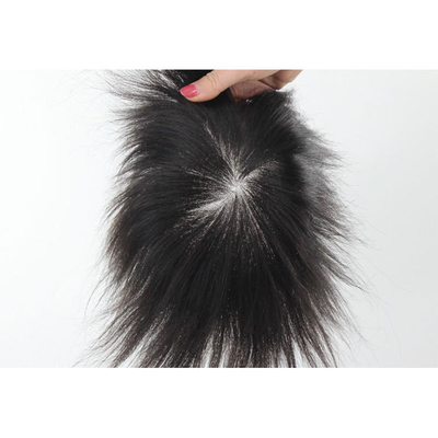Capelli umani di alta qualità Toupee alla moda Piccolo/Grande/Mediano per l'uomo elegante