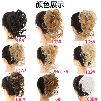 Pelli sintetiche leggere Chignon intrecciato per standard 0,02 kg Pelli più lunghe proporzione 50%