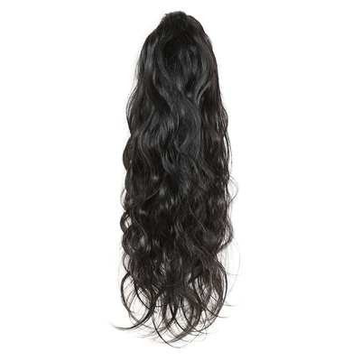 8-28 pollici Wavy Remy Hair Body Wave Clip Claw Ponytail Hair Extensions per le donne nere