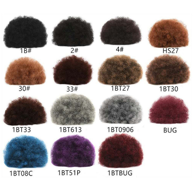 Migliori prezzi per estensioni di capelli resistenti al calore Afro Kinky Curly Clip In stile Chignon