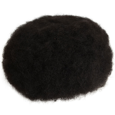 Tessitura del toupee 24mm Afro Kinky Curly Swiss Lace Uomini Capelli Unità Naturale Capelli Umani Parrucca
