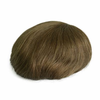 Filtro per uomo in PU naturale per capelli umani 100% per capelli per uomo per le parrucche per capelli
